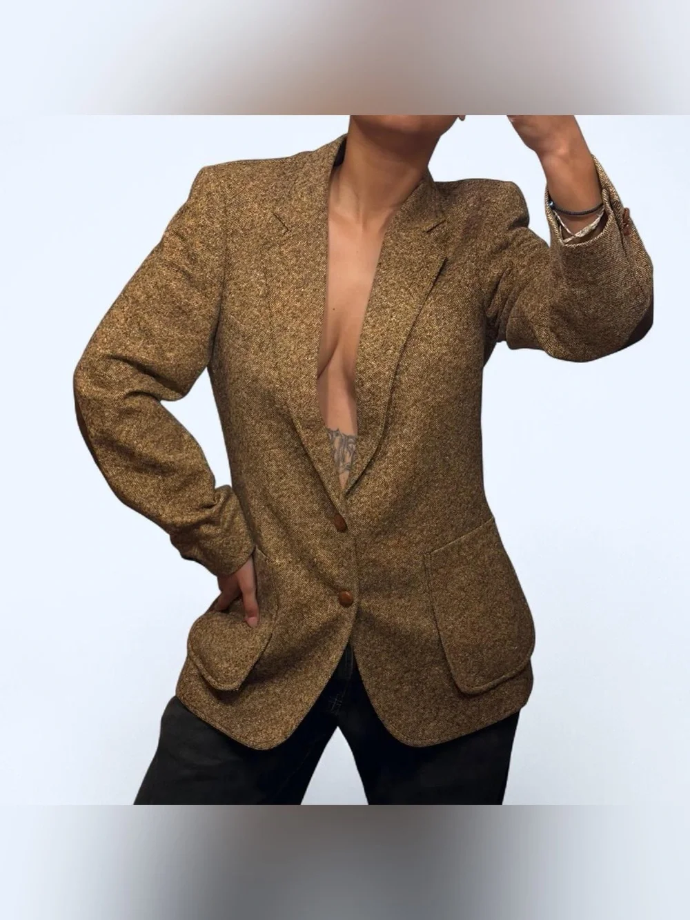 YSL Yves Saint Laurent Brown Blazer!